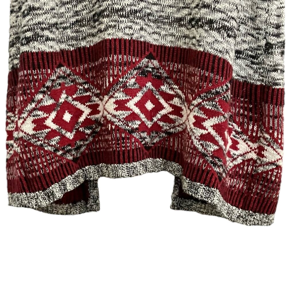 Almost Famous Women's Multicolor Slub Marled Vest Tassel Tie Sweater Vest 2X - Picture 10 of 13